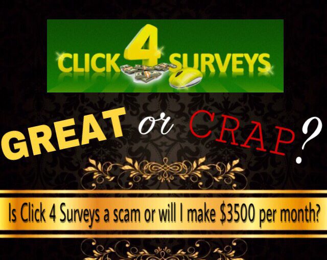 is click 4 surveys a scam