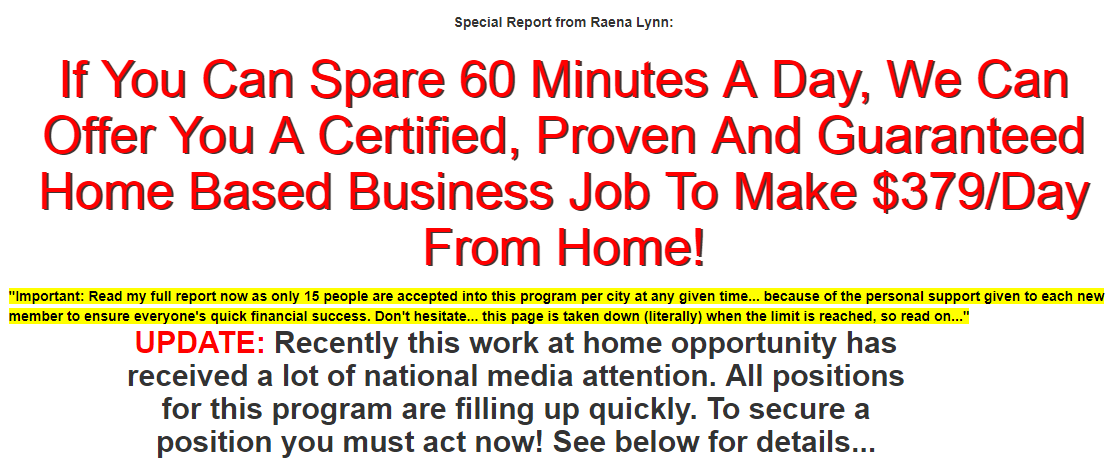 is automated daily income a scam