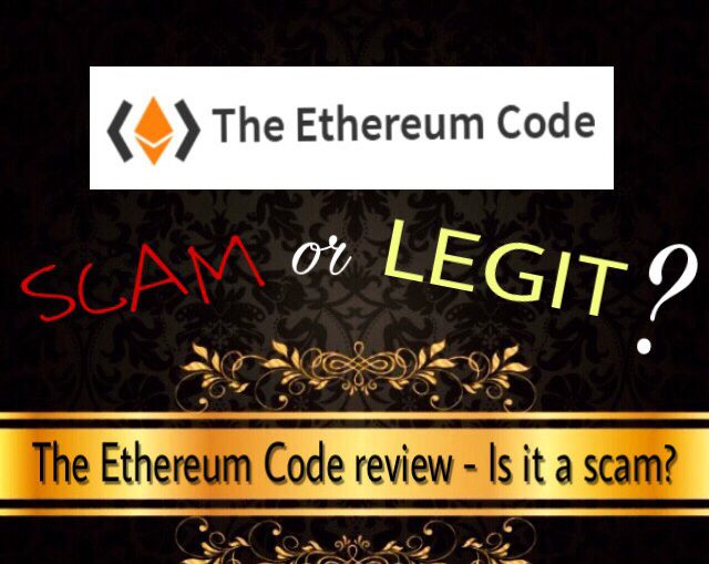 is the ethereum code a scam