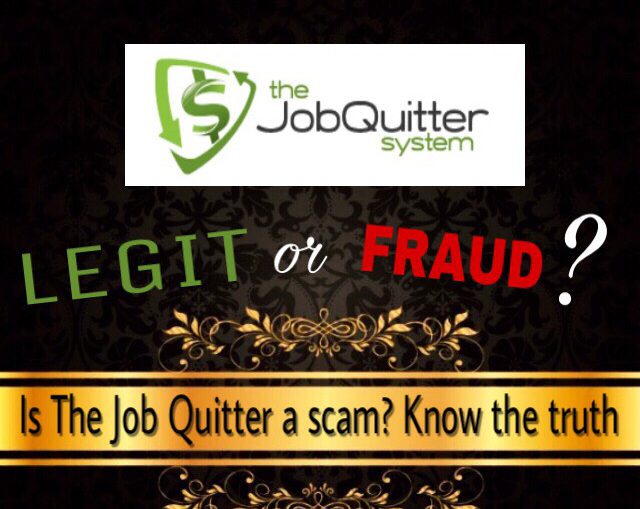 is the job quitter a scam