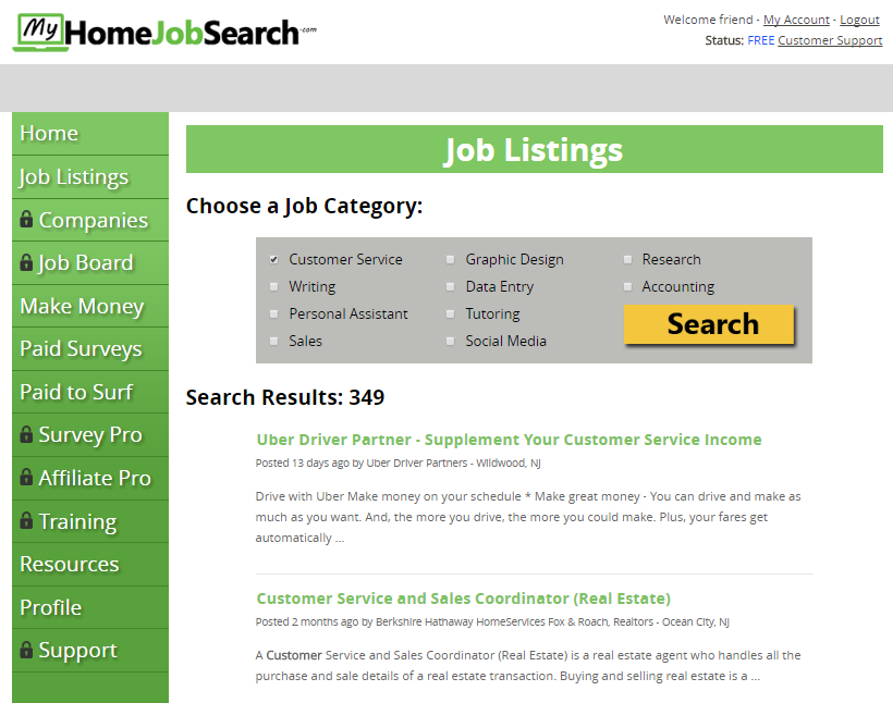 is my home job search a scam
