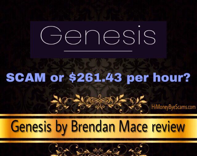 is genesis by brendan mace a scam