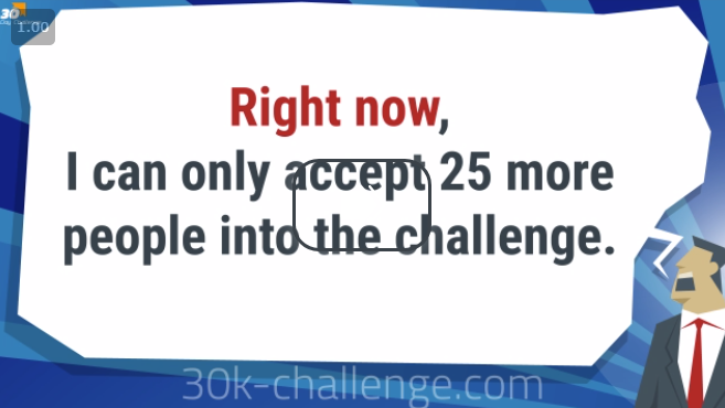 is 30k 30 day challenge a scam