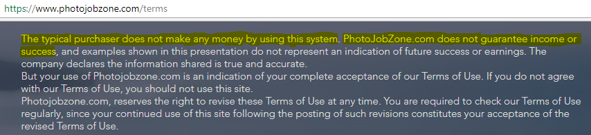 is photo job zone a scam