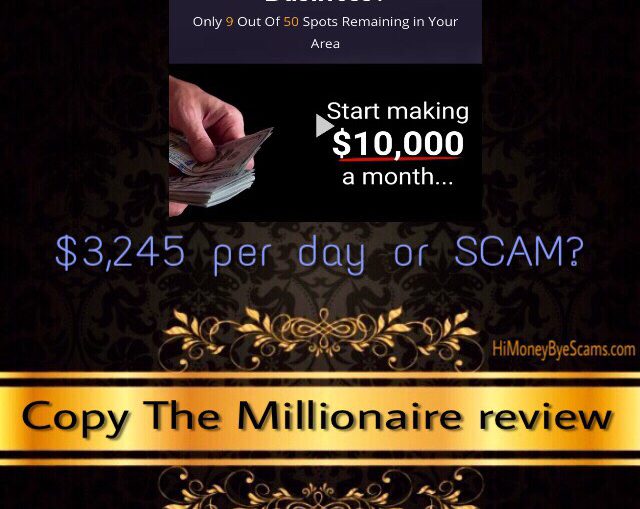 is copy the millionaire a scam