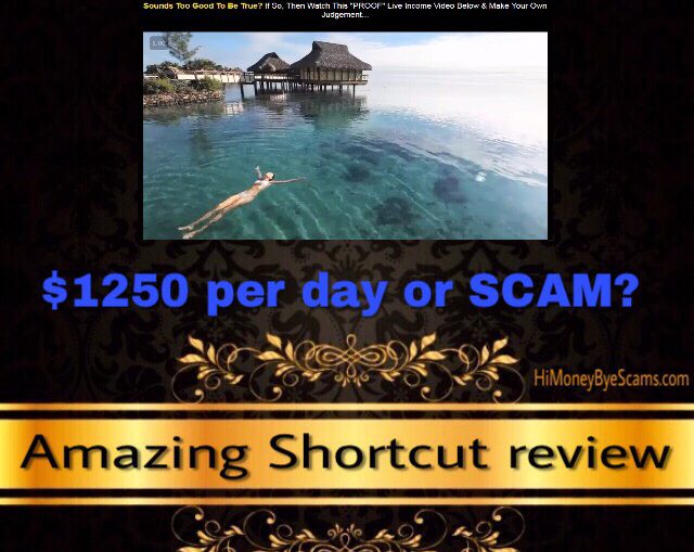 is amazing shortcut a scam