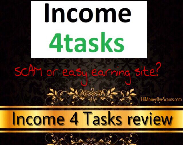 is income4tasks a scam