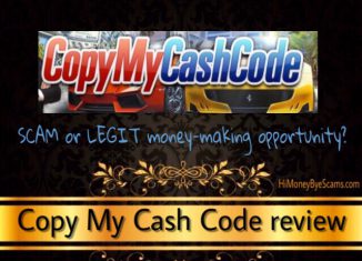 is copy my cash code a scam