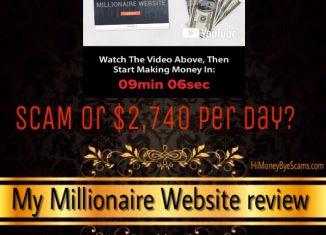 is my millionaire website a scam