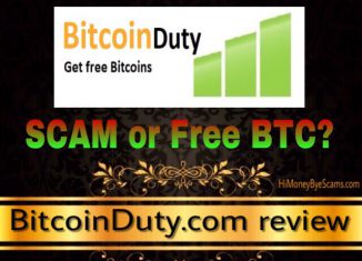 is bitcoinduty.com a scam