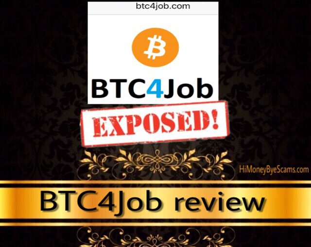 is btc4job a scam