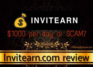 is invitearn.com a scam