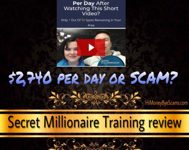 is secretmillionairetraining.com a scam