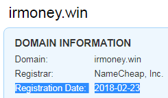 is irmoney.win a scam