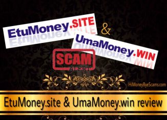 EtuMoney.site and UmaMoney.win scam