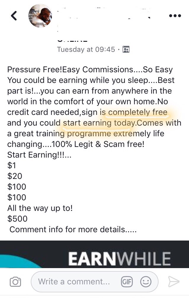 Is Earn Easy Commissions a scam?