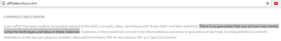 is affiliate victory a scam