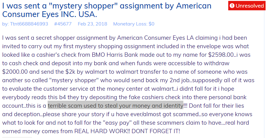 Is American Consumer Eyes a scam?