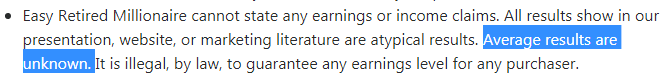 Is Easy Retired Millionaire a scam?