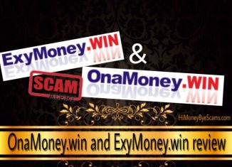 OnaMoney.win and ExyMoney.win scam