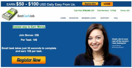 WeEmploy.online and DollarsTrue.com scam