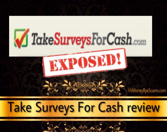 Take Surveys For Cash review - 7 SCAM SIGNS exposed here!