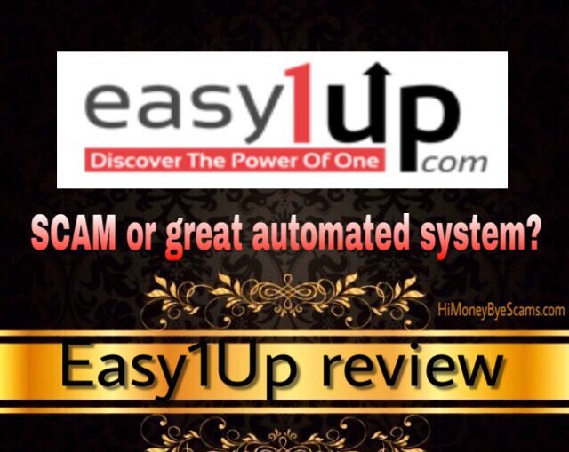 Is Easy1Up a scam or legit? It's NOT SUSTAINABLE!