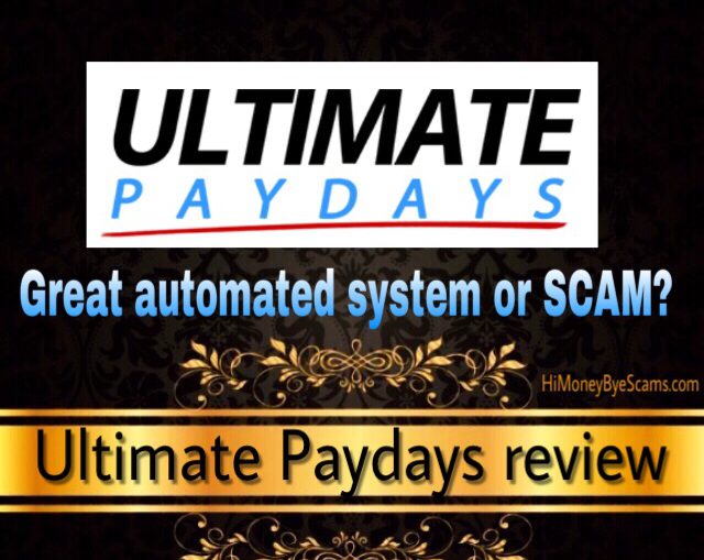 Ultimate Paydays review - Will Rick Owens scam you?