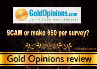 Is Gold Opinions a scam? Review