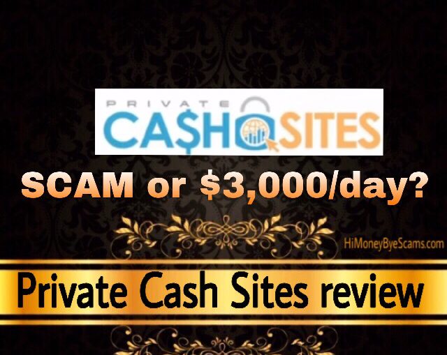 Private Cash Sites review scam