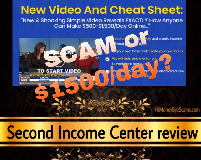 Second Income Center scam review