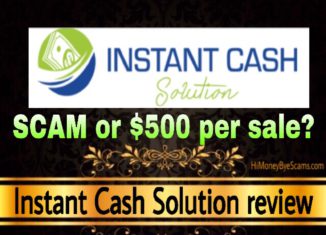 Instant Cash Solution review scam