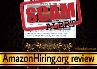 AmazonHiring.org scam review