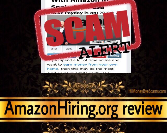 AmazonHiring.org scam review