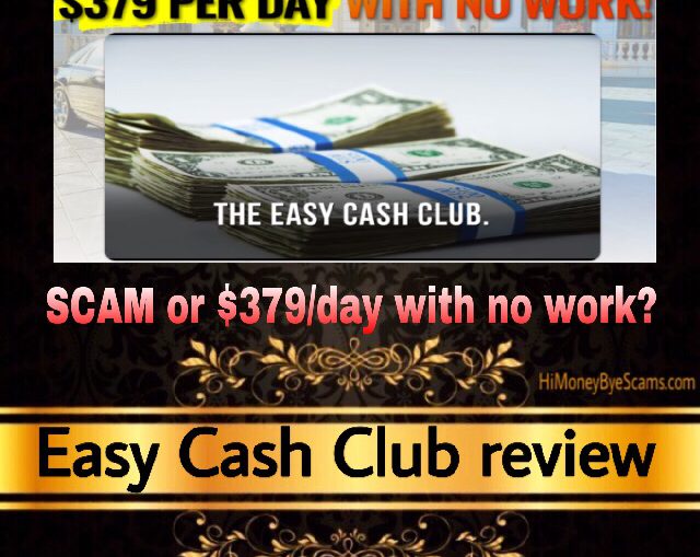 Easy Cash Club review scam