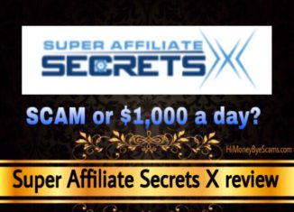 Super Affiliate Secrets X review scam