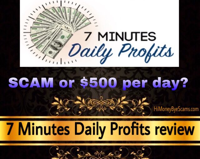 7 Minutes Daily Profits review scam