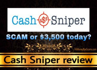 Cash Sniper review scam