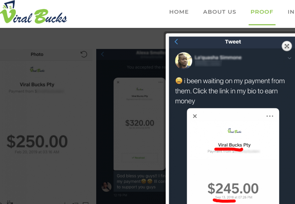 ViralBucks.co scam proof