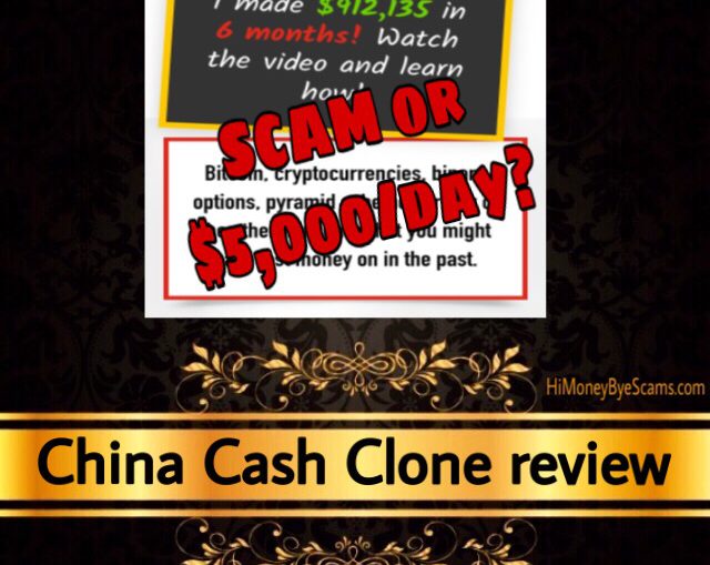 China Cash Clone scam review