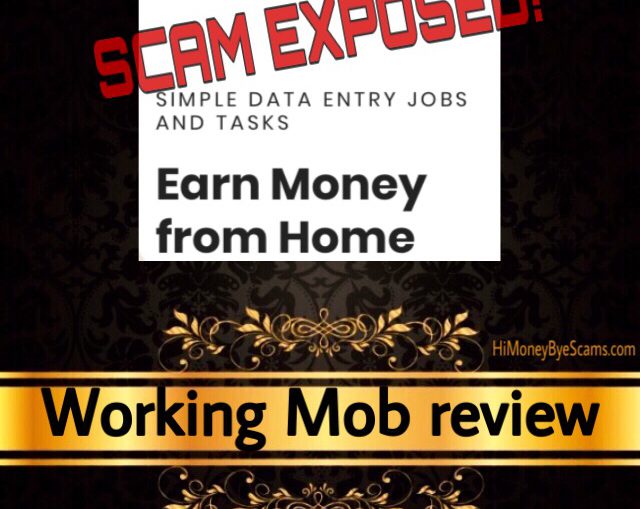 WorkingMob.com review scam