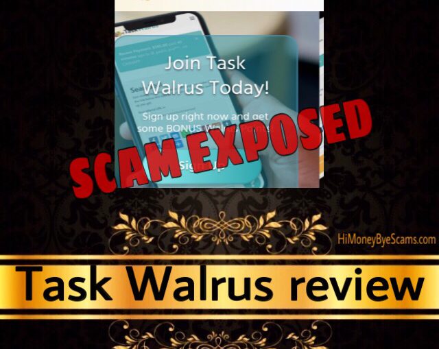 Task Walrus review scam