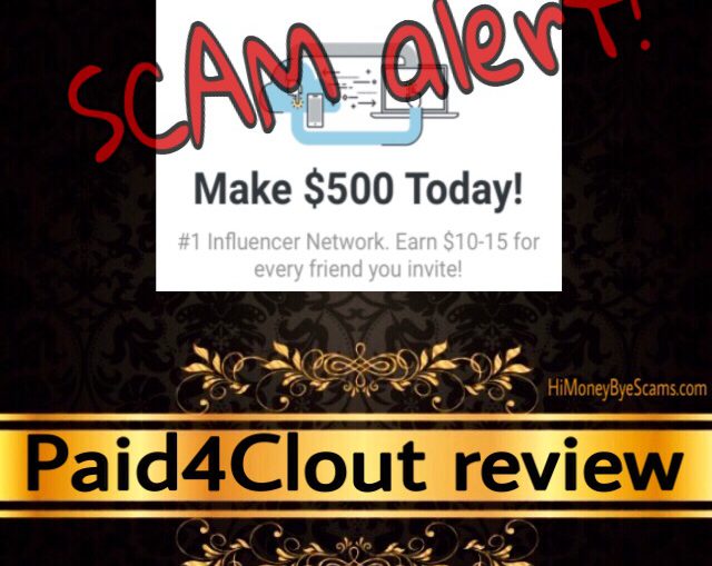 Paid4Clout scam review