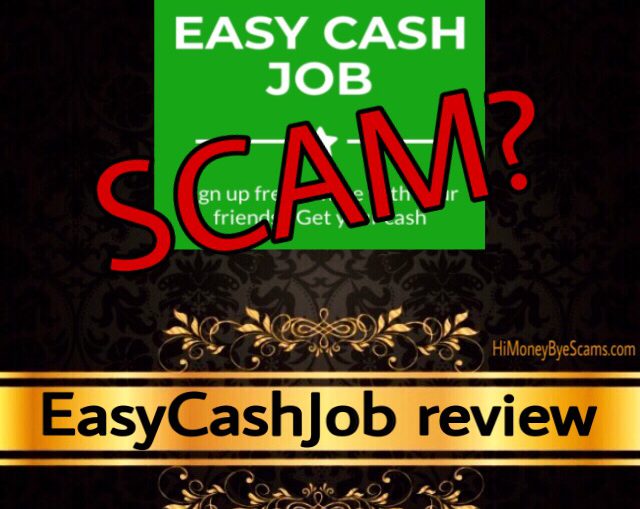 EasyCashJob review scam