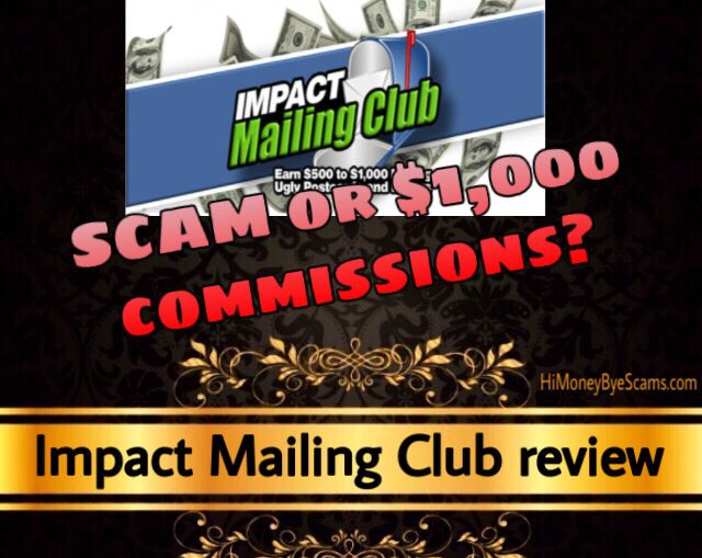 Impact Mailing Club scam review