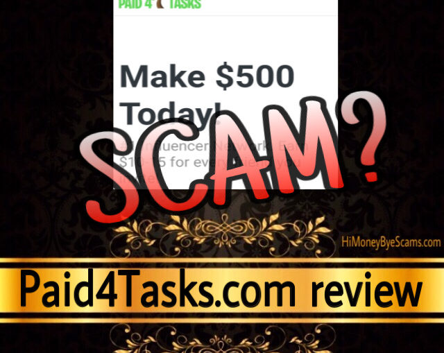Paid4Tasks scam review