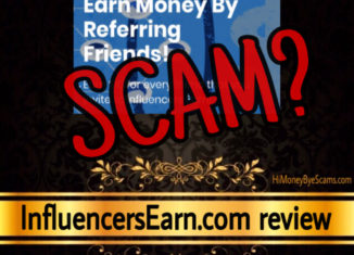 InfluencersEarn.com scam review