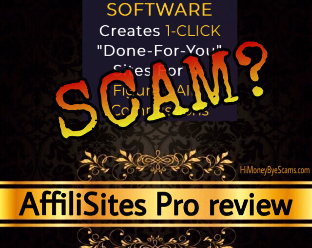 AffiliSites Pro review scam
