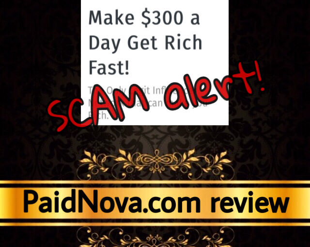 PaidNova scam review