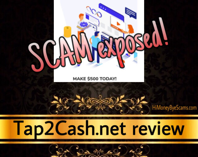 Tap2Cash.net review scam